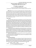 Báo cáo nghiên cứu khoa học: 