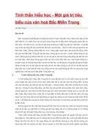 Tinh thần hiếu học - Một giá trị tiêu biểu của văn hoá Bắc Miền Trung potx