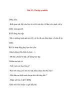 Giáo án lớp 1 môn Tự Nhiên Xã Hội: Bài 35 : Ôn tập tự nhiên potx