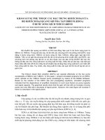 Báo cáo nghiên cứu khoa học: