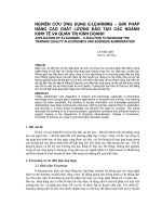 Báo cáo nghiên cứu khoa học: 