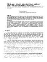 Báo cáo nghiên cứu khoa học: 