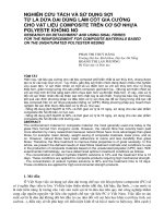 Báo cáo nghiên cứu khoa học: 