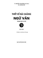 Thiết kế bài giảng ngữ văn 9 tập 1 part 1 ppt