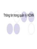 Bài giảng Thu thập thông tin trong quản lý nhà nước
