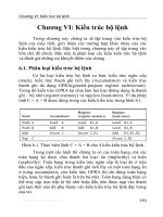 Giáo trình kiến trúc máy tính I - Chương 6 pdf
