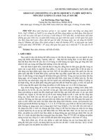 Báo cáo nghiên cứu khoa học: 