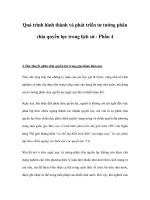 Quá trình hình thành và phát triển tư tưởng phân chia quyền lực trong lịch sử - Phần 4 doc