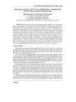 Báo cáo nghiên cứu khoa học: 