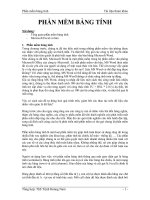 Phần mềm bảng tính