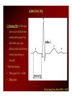 Điện tâm đồ, khoảng pq