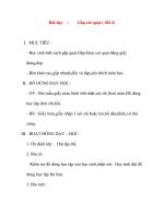 Giáo án lớp 1 môn Thủ Công: Bài dạy :Gấp cái quạt ( tiết 2) doc