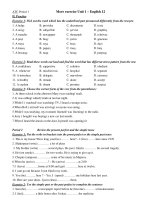 ATC Period 1 More exercise Unit 1 – English 12 pot