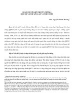quan hệ truyền thông một số vấn đề lý luận và thực tiễn