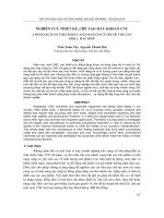 Báo cáo nghiên cứu khoa học: 