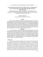 Báo cáo nghiên cứu khoa học: 