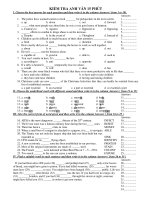 KIỂM TRA ANH VĂN 15 PHÚT docx