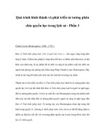 Quá trình hình thành và phát triển tư tưởng phân chia quyền lực trong lịch sử - Phần 3 pps