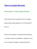 There is no place like home ppsx