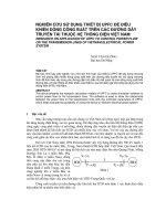 Báo cáo nghiên cứu khoa học: 