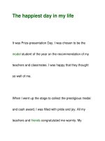 The happiest day in my life docx