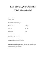 KIM THỦY LỤC QUÂN TIỂN (Cảnh Nhạc toàn thư) pdf