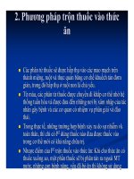 Bệnh học thủy sản : KHÁI NIỆM VỀ THUỐC TRONG NUÔI TRỒNG THỦY SẢN part 4 ppt