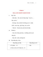 Giáo án lớp 4: Chính tả:CON CHUỒN CHUỒN NƯỚC potx