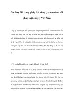 Sự thay đổi trong pháp luật công ty và so sánh với pháp luật công ty Việt Nam pptx