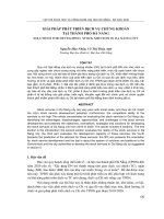 Báo cáo nghiên cứu khoa học: 