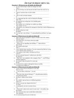 ÔN TẬP VỀ PHẦN VIẾT CÂU ppsx