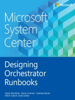 Microsoft System Center Designing Orchestrator Runbooks