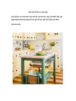 Sắp xếp đồ tối ưu trong bếp pps