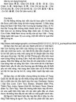 Một cách tiếp cận những vấn đề cổ sử Việt Nam - Trương Thái Du Phần 10 doc