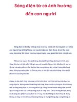 Sóng điện từ có ảnh hưởng đến con người pdf