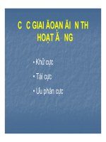 Bài giảng trao đổi chất qua màng tế bào part 7 pdf
