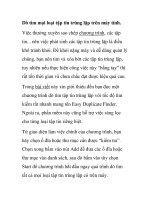 Dò tìm mọi loại tập tin trùng lặp trên máy tính. docx