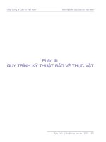 Quy trình kỹ thuật cây cao su - Phần 3 Quy trình kỹ thuật bảo vệ thực vật - Chương 1 potx