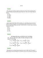 ĐỀ THI THỬ VẬT LÝ SỐ 06 pps