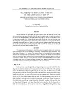 Báo cáo nghiên cứu khoa học: 