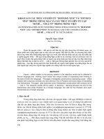 Báo cáo nghiên cứu khoa học: 