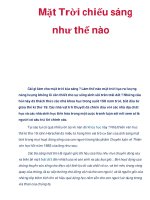 Mặt Trời chiếu sáng như thế nào docx