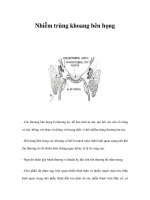 Nhiễm trùng khoang bên họng ppsx