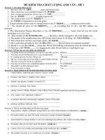 ĐỀ KIỂM TRA CHẤT LƯỢNG ANH VĂN – ĐỀ 1 pot