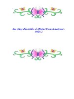 Bài giảng điều khiển số (Digital Control Systems) - Phần 2 docx