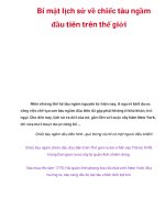 Bí mật lịch sử về chiếc tàu ngầm đầu tiên trên thế giới doc