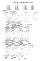 LUYỆN THI CẤP TỐC MÔN ANH VĂN – TEST 12 pdf