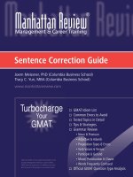 Turbocharge your GMAT sentence correction guide part 1 pps