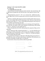 Bài giảng: Kỹ thuật laser trong chế tạo cơ khí - chương 2 ppsx