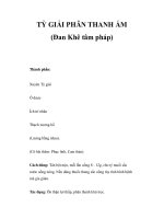 TỲ GIẢI PHÂN THANH ẨM (Đan Khê tâm pháp) potx